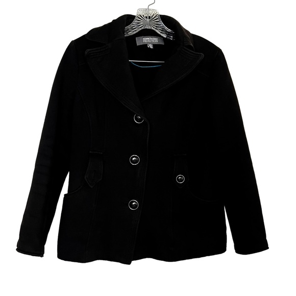 Kenneth Cole REACTION women's black coat, size Small - Picture 4 of 14